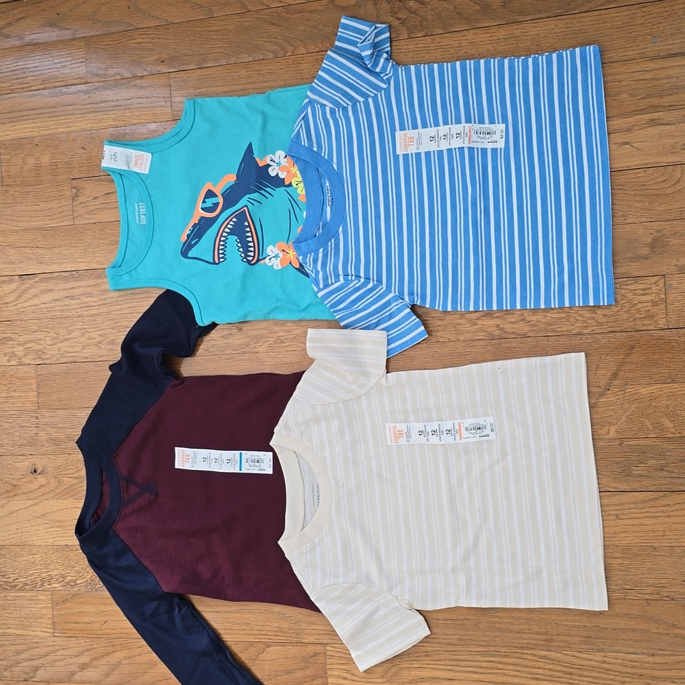 JUMPING BEANS BABY BOY SHIRTS ALL SIZE 12 MONTHS